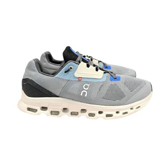 ON RUNNING Cloudstratus \'Fossil Grey Midnight Navy\' Running Shoes Size 13